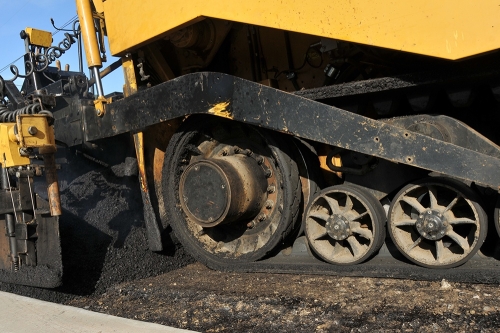 摊铺机履带应用